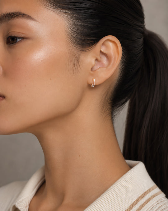 The Club Studs in Sterling Silver