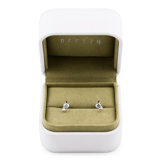 The Club Studs in Sterling Silver