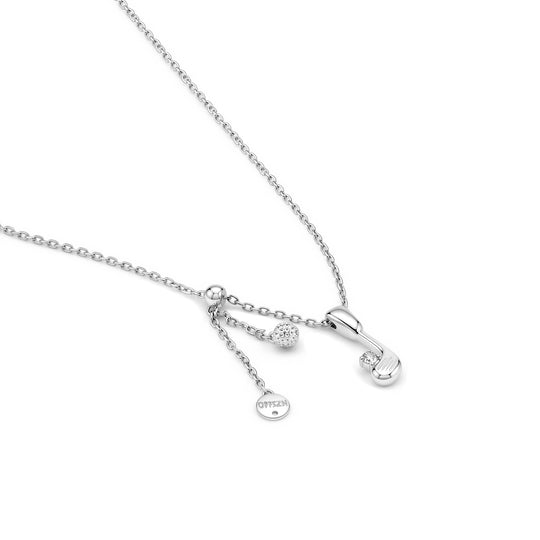 The Club Pendant Necklace in Sterling Silver