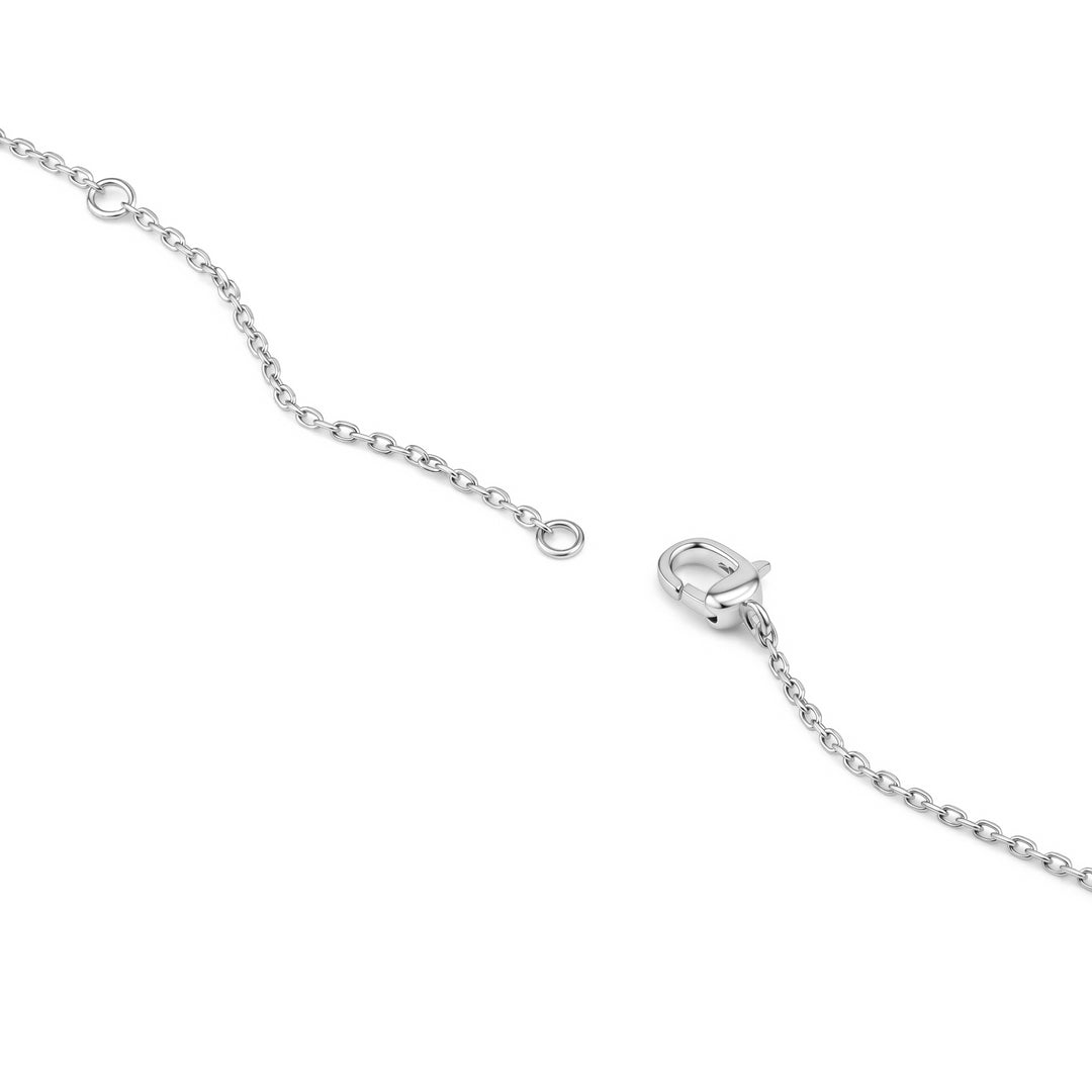 The Club Pendant Necklace in Sterling Silver