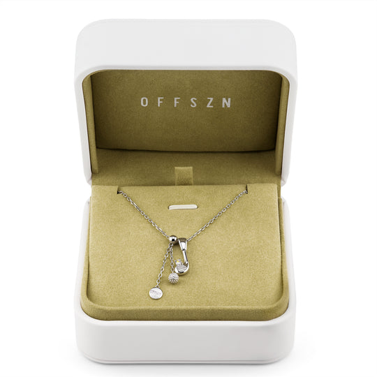 The Club Pendant Necklace in Sterling Silver
